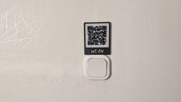 Individuelle WLAN QR-Code Platte für einfache Netzwerkverbindung – Bild 3