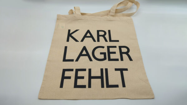 Baumwolltasche "Karl, Lager, Fehlt" - natur