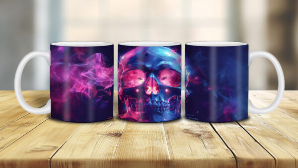 Tasse "Neon Skull"