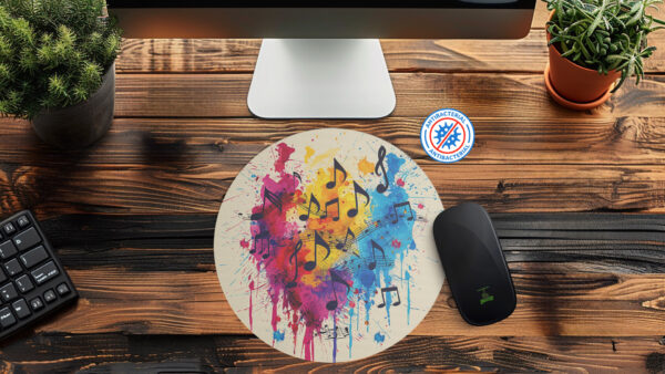 Musik-Herz - Mousepad