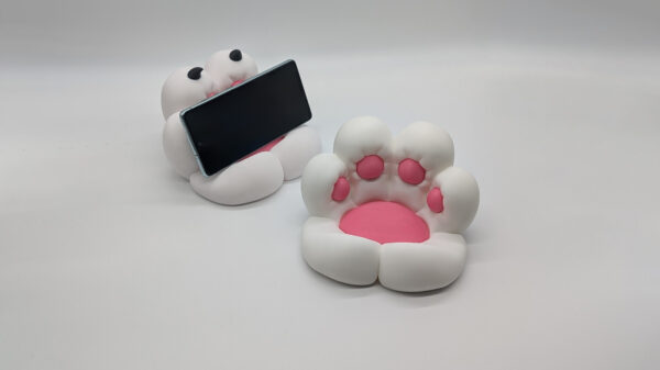 Kawaii Cat Paw Tablet / Smartphone / Switch Halter – Bild 3