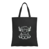 Baumwolltasche "Süße Hochlandkuh" - schwarz