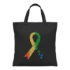 Baumwolltasche "Bewusstsein-Band" - schwarz