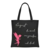 Baumwolltasche "Ärgerst du mich" - schwarz