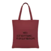 Baumwolltasche "Mei Lui Wittong" - bordeauxrot