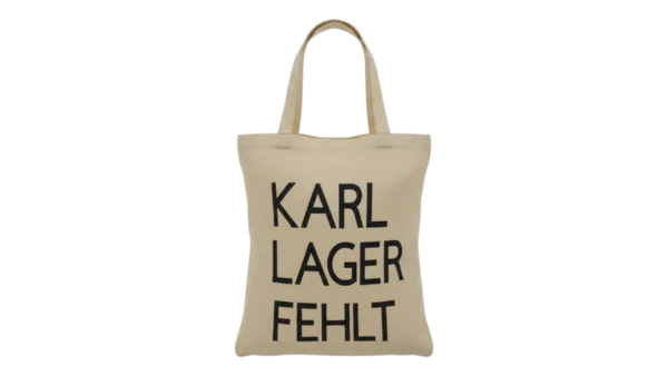 Baumwolltasche "Karl, Lager, Fehlt" - natur