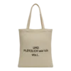 Baumwolltasche "Plötzlich Voll" - natur