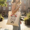 Baumwolltasche "Hochlandkuh" - natur