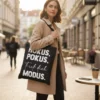 Baumwolltasche "Hokus, Pokus" - schwarz