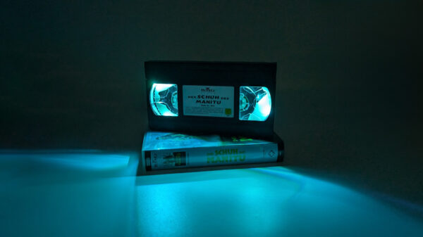 VHS Deko Lampe "Der Schuh des Manitu"