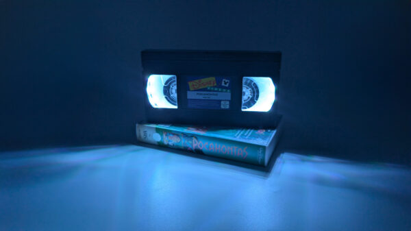 VHS Deko Lampe "Disney Pocahontas"