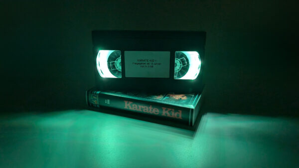 VHS Deko Lampe "Karate Kid"