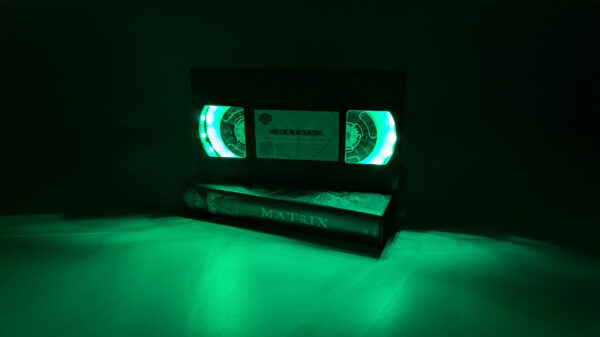 VHS Deko Lampe "Matrix"