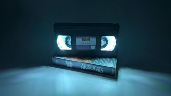 VHS Deko Lampe "Disney Aristocats"
