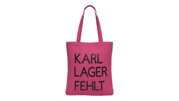 Baumwolltasche "Karl, Lager, Fehlt" - pink