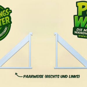 PopWall - Erweiterungs-Set Halter - Die modulare Wandhalterung für Funko Pops