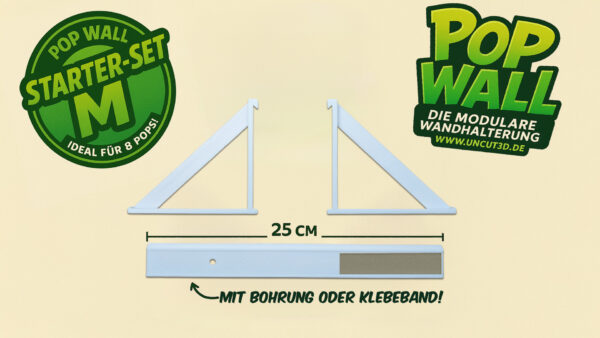 PopWall - Starter-Set M - Die modulare Wandhalterung für Funko Pops