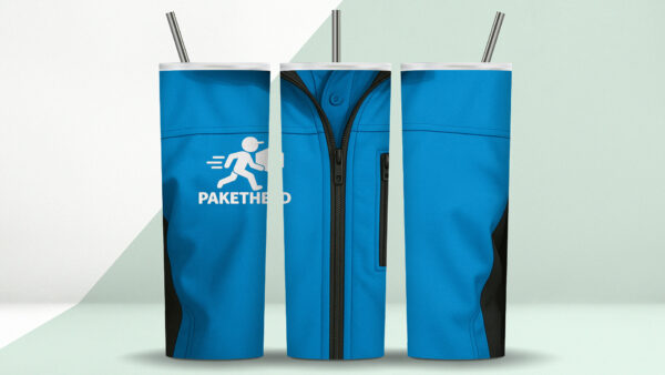 Tumbler "Paketheld" (blau)
