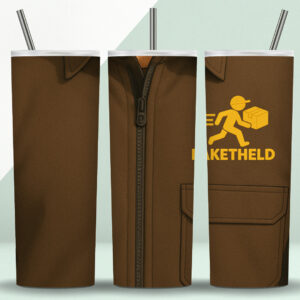 Tumbler "Paketheld" (braun)