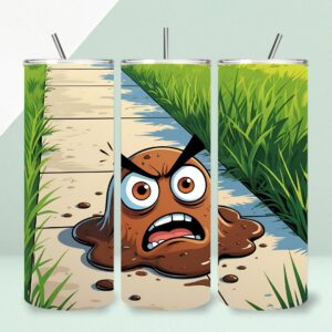 Tumbler "Angry Poop"