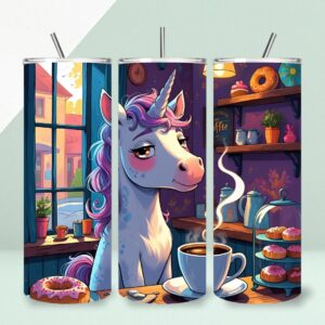 Tumbler "Einhorn-Kaffee"