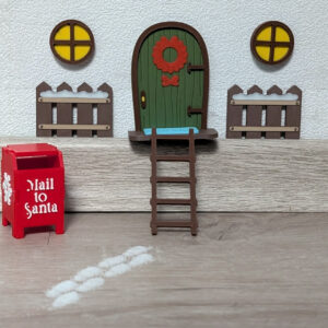 Wichteltür-Set "Willis Haustür" - Weihnachts-Deko-Set