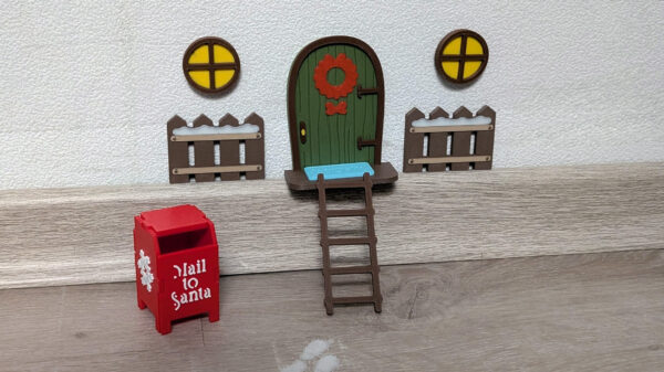 Wichteltür-Set "Willis Haustür" - Weihnachts-Deko-Set