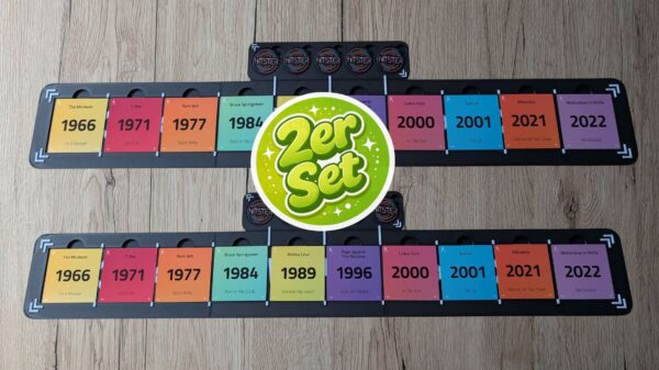 Spielbrett für das Partyspiel "Hitster" - 2er Set