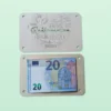 Holz-Geschenkkarte "Zur Konfirmation“ - Herz