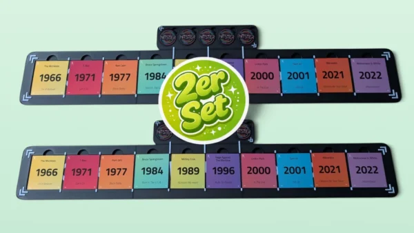 Spielbrett für das Partyspiel "Hitster" - 2er Set