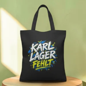Baumwolltasche "Karl Lager Fehlt&ldquo; &ndash; Graffiti Edition