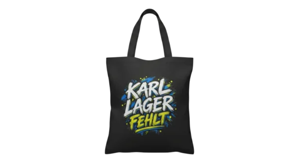 Baumwolltasche "Karl Lager Fehlt“ – Graffiti Edition